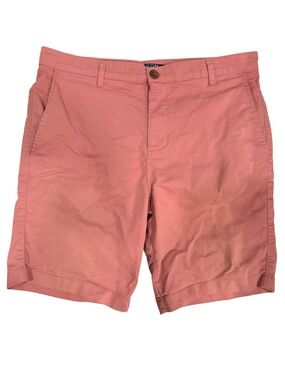Men's Lyon Coral Flat-Front Chino Shorts Size 32